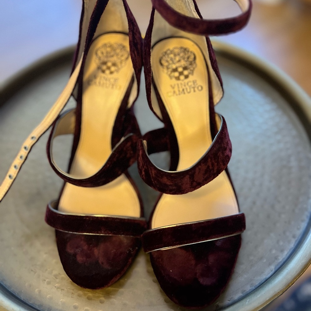 Vince Camuto Dark Velvet Heels